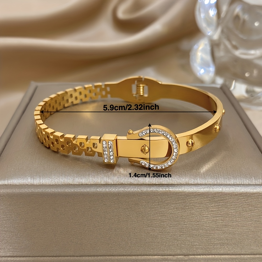 Women's Unique Fashionable Stainless Steel Bracelet, Stylish Design